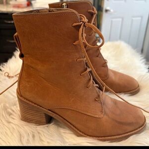 Ugg Brown Leather Ankle Boots